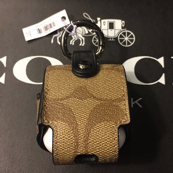 💥HOST PICK💥(UNISEX) COACH - EARBUD CASE BAG CHARM (NWT) - Picture 6 of 10